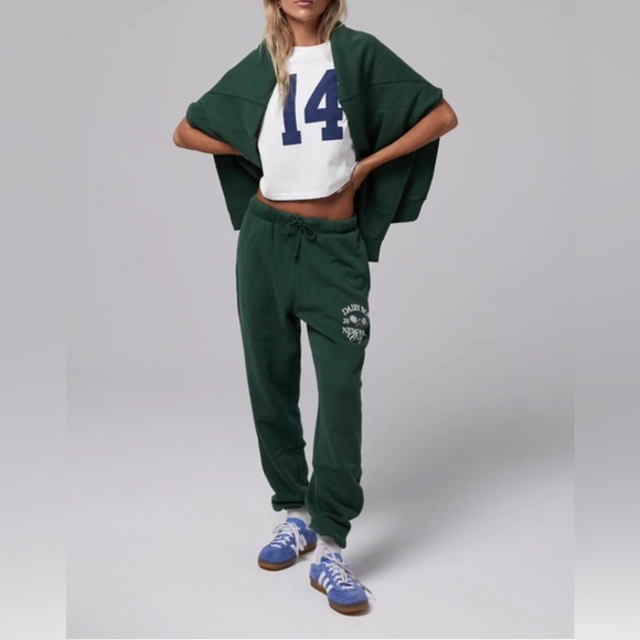 Dairy Boy Pants - Dairy Boy Green Sweatpants Size Medium